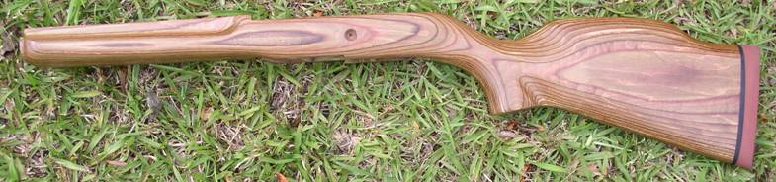 High Comb & Wide Forend Laminate Tan Wood