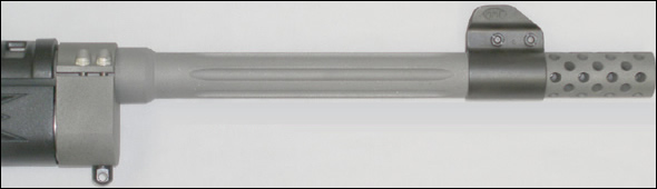 Fluting Compensator Satin Gray Finish