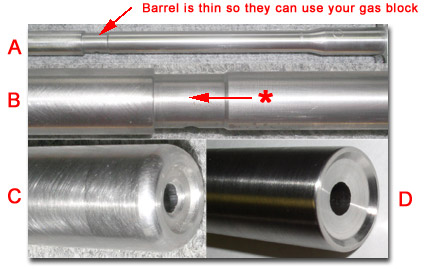 Barrel and Muzzle Crown Comparison