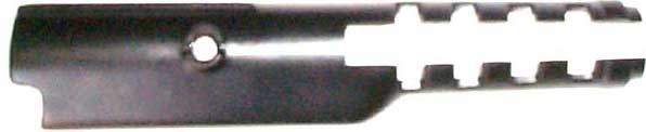 Scout mount rail with modified hand guard