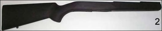 Hogue recoil pad and sling stud