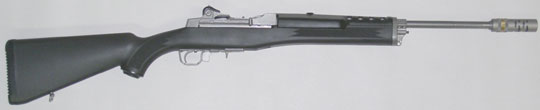 Mini 14 or 30 rifle with Boss installed
