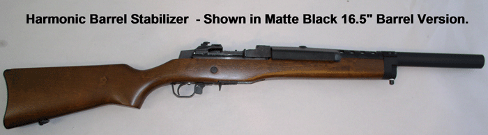 Harmonic Barrel Stabilizer Matte Black