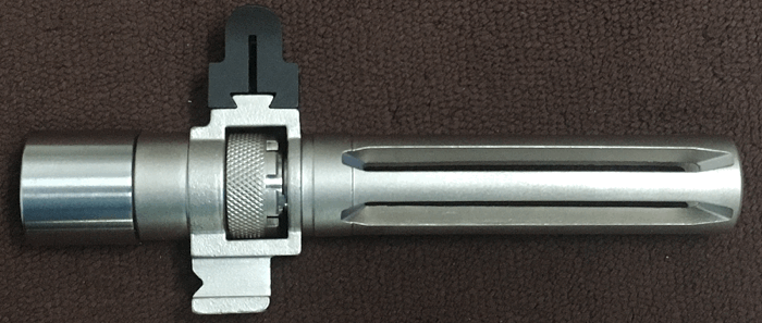 Our Adapter Transforms the muzzle of your barrel to accept M1A/M14 components.