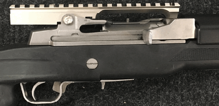 Full Scope rail for the standard Ruger Mini 14 Rifle