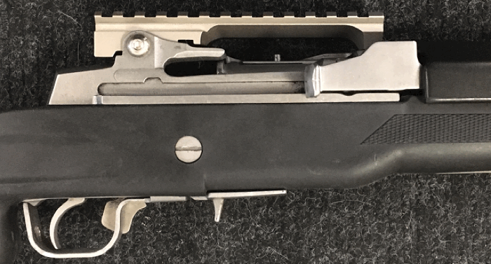 Full Scope rail for the standard Ruger Mini 14 Rifle