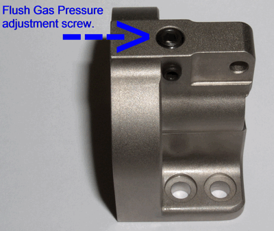Adjustment knob for adjustable gas block version